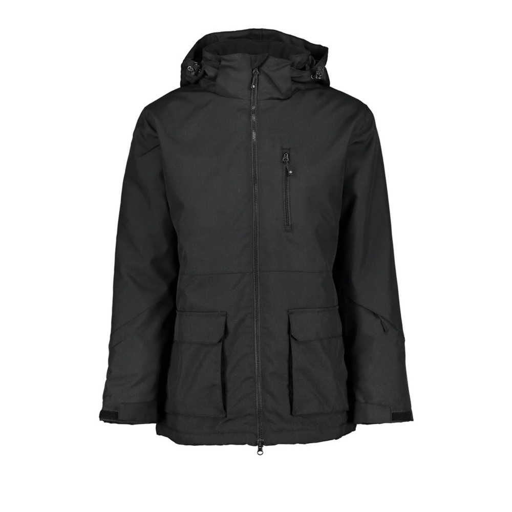 Black Hooded Ski Jacket - Picture 1 of 7